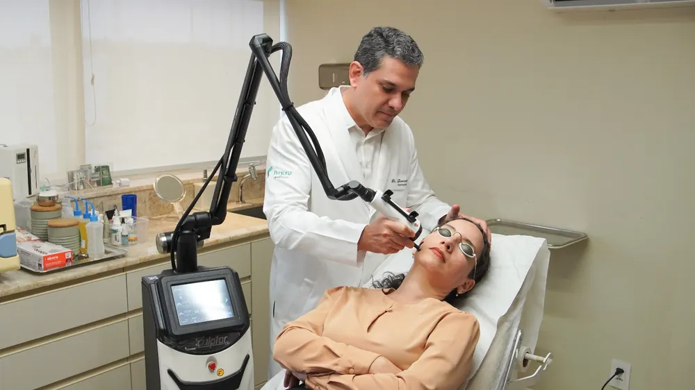 Tecnologia laser dermatológica